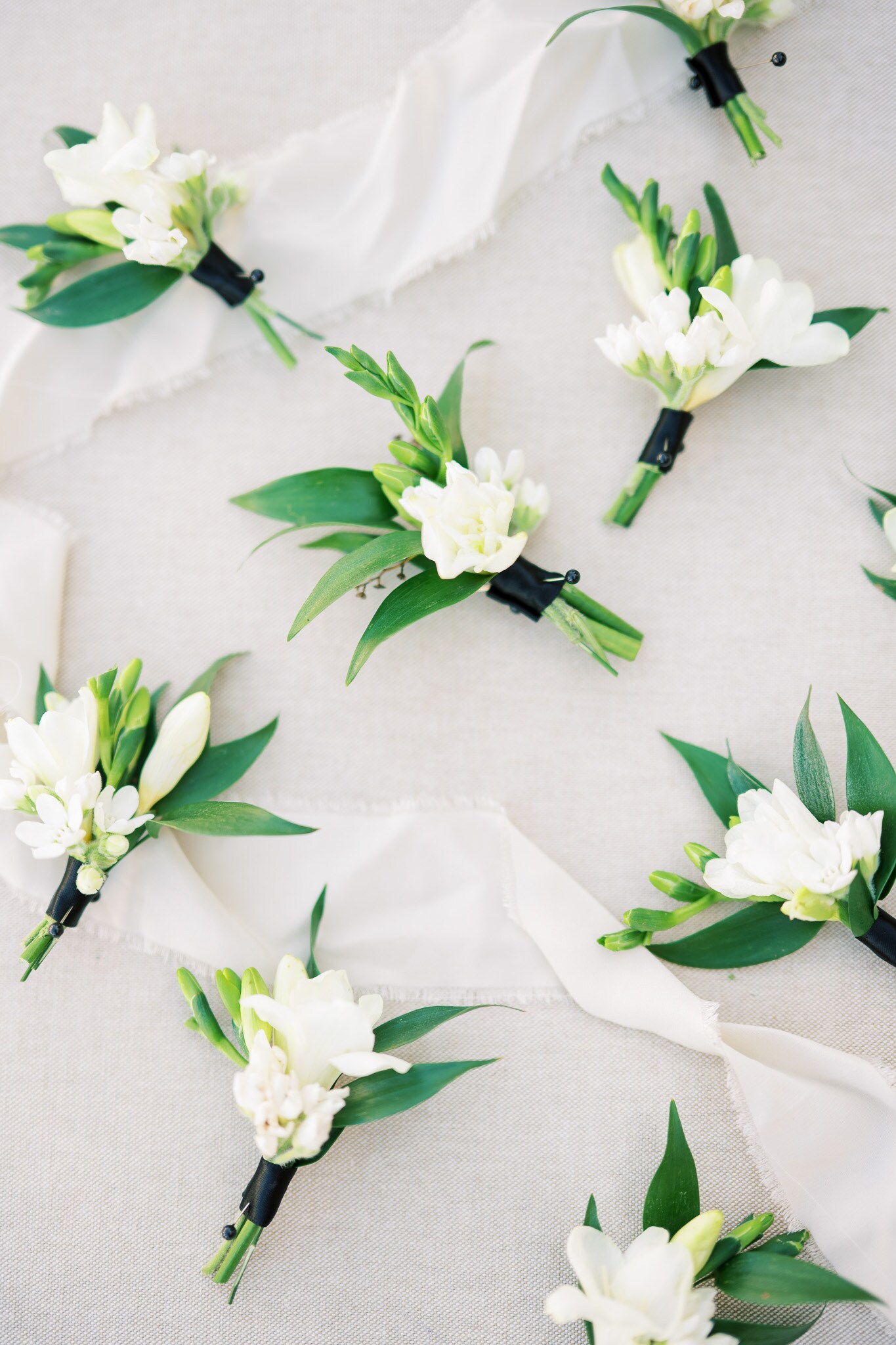 White Boutonnieres